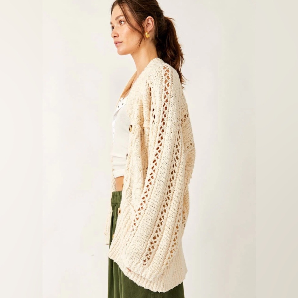free people Cable Cardi - Picture 2 of 7